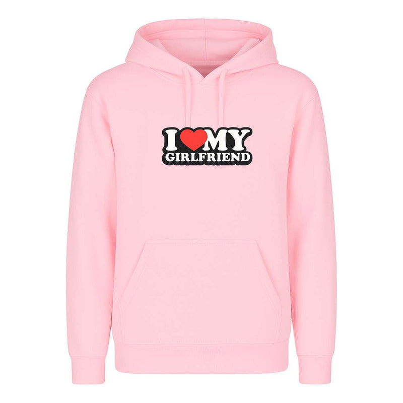 Sudadera I Love My Girlfriend Amor Pareja Regalo Unisex