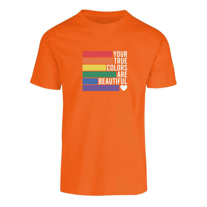 Playera Lgbt+ Orgullo Gay Tus Verdaderos Colores Unisex