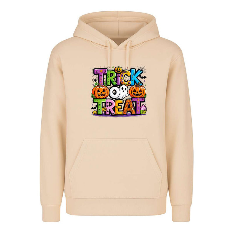Sudadera Trick Or Treat Unisex Fantasma Calabazas Halloween