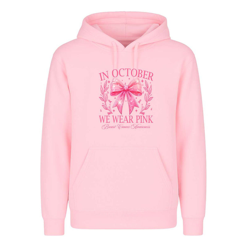 Sudadera In October We Wear Pink Cáncer De Mama Infantil