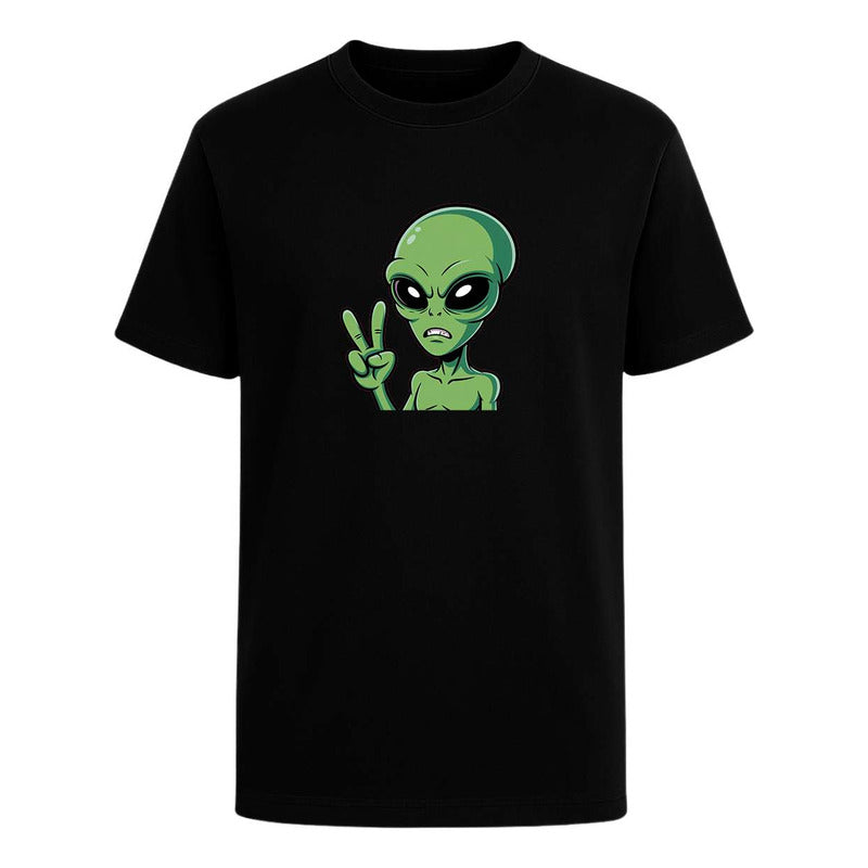 Playera "Alien Señal de Paz" Sci-fi - Infantil
