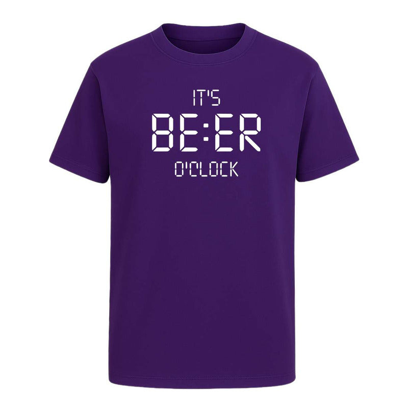 Playera Its Beer O'clock Cerveza Fiesta Broma Amigos Unisex