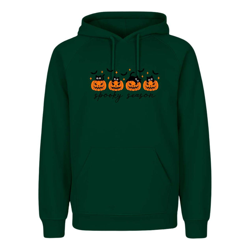 Sudadera Spooky Season Infantil Halloween Calabazas Gatos