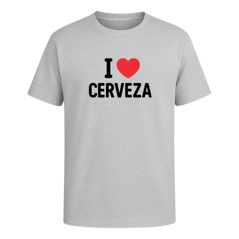 Playera "I Love Cerveza" - Hombre