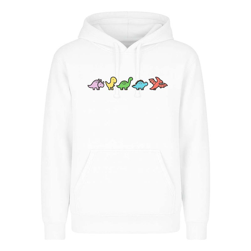 Sudadera Dinosaurios Kawaii Divertida Minimalista Unisex