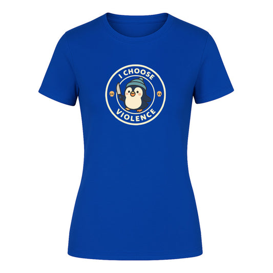 Playera "Pingüino Divertido" Gracioso - Dama