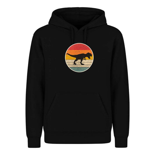 Sudadera Dinosaurio Retro Silueta Vintage Para Fans Infantil