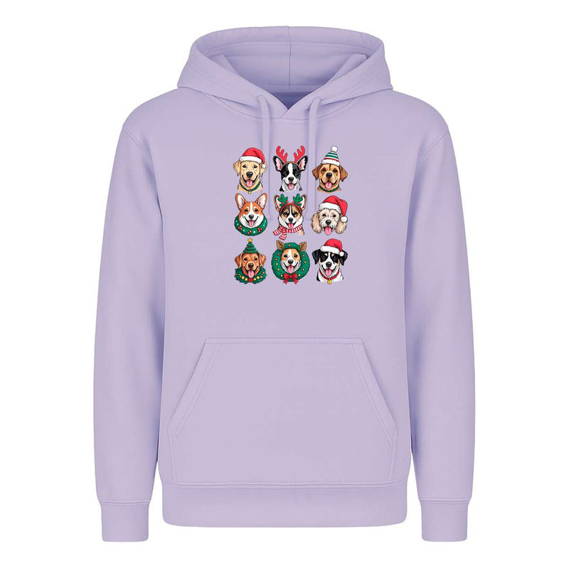 Sudadera Perros Navideños Dog Lover Santa Regalo Unisex