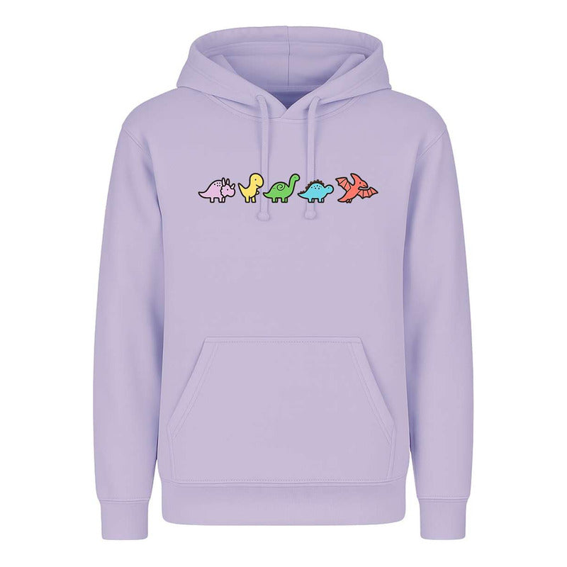 Sudadera Dinosaurios Kawaii Divertida Minimalista Unisex