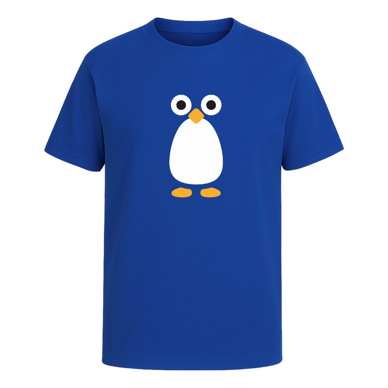 Playera Pingüino Unisex Diseño Minimalista Divertido Cute