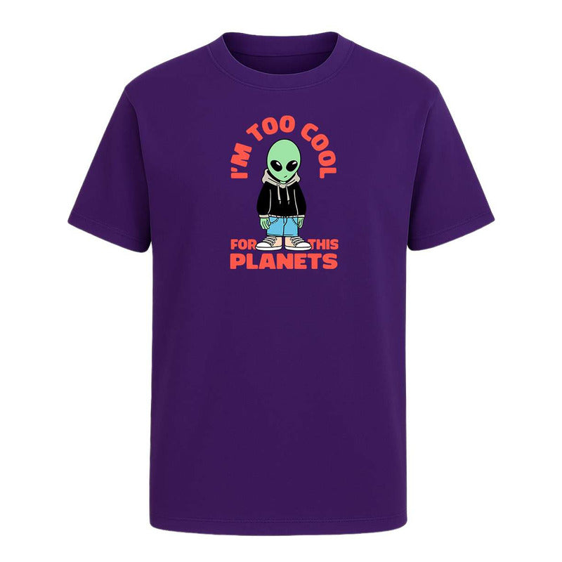 Playera "I'm Too Cool For This Planet" - Infantil