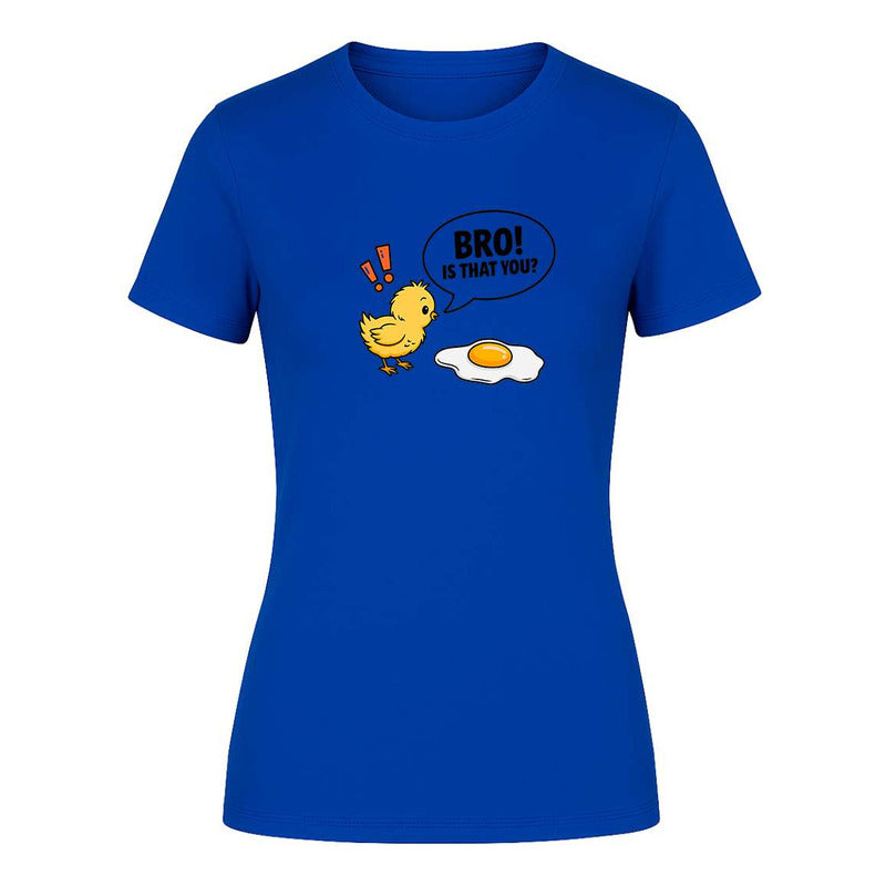 Playera "Bro Is That You" Pollo y Huevo - Dama