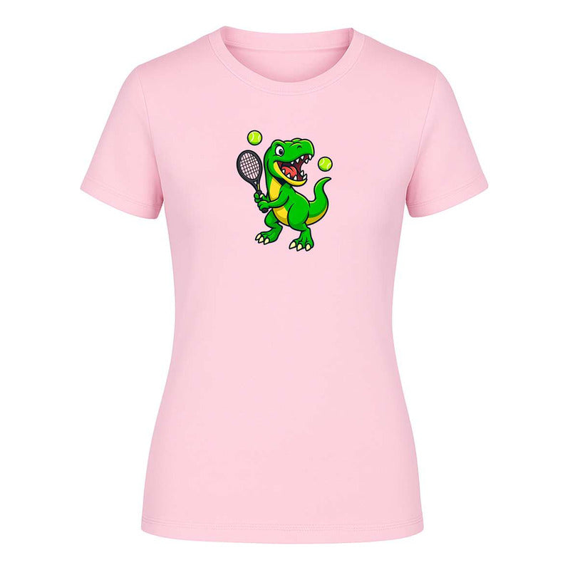 Playera "Dinosaurio Tenista" T-Rex - Dama