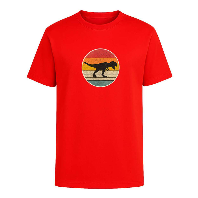Playera Dinosaurio Retro Silueta Vintage Para Fans Unisex