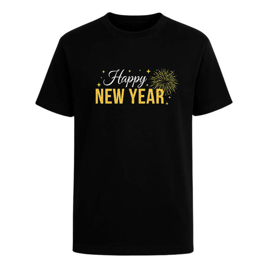 Playera Happy New Year Fuegos Artificiales Fiesta Infantil
