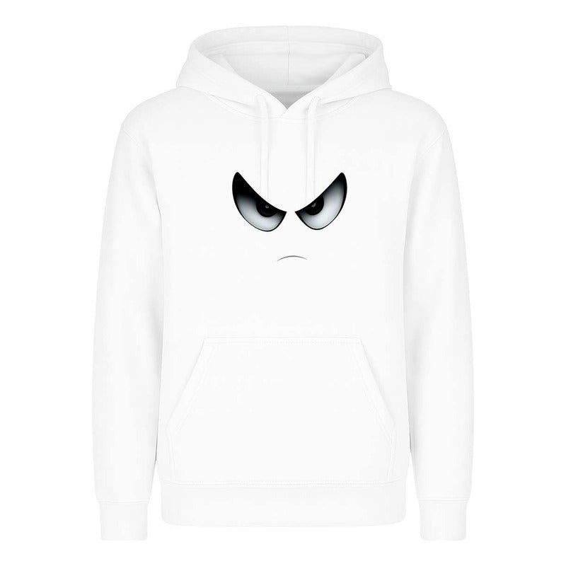 Sudadera Cara Enojada Ojos Enfadados Broma Divertida Unisex