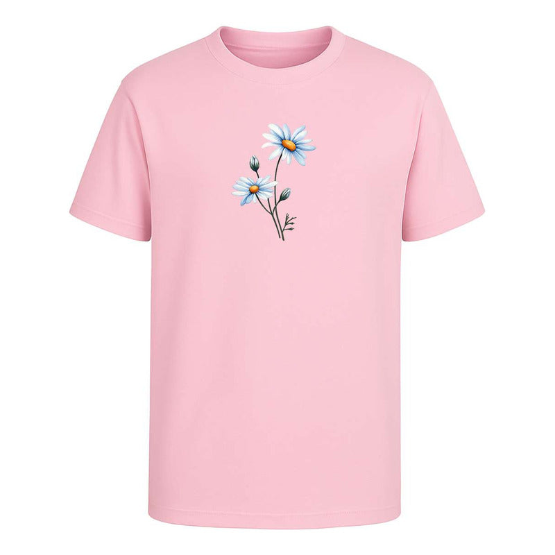 Playera Margaritas Acuarela Floral Primavera Regalo Unisex