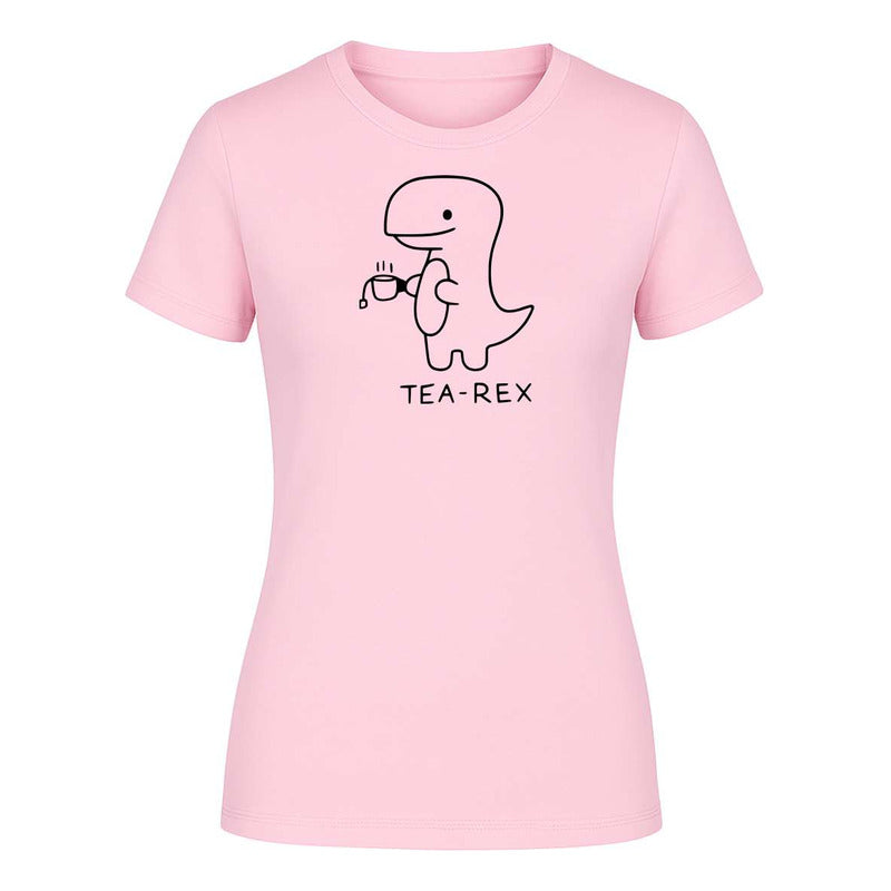 Playera "Tea Rex" Dinosaurio Kawaii - Dama