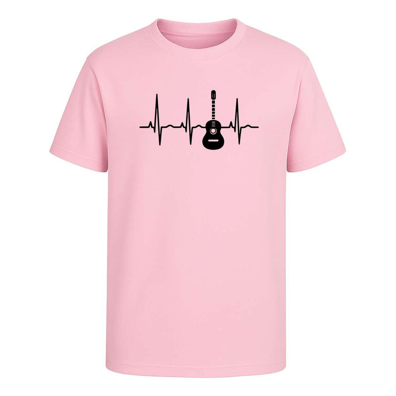 Playera Ritmo Del Corazón Guitarra Rock Fans Música Unisex