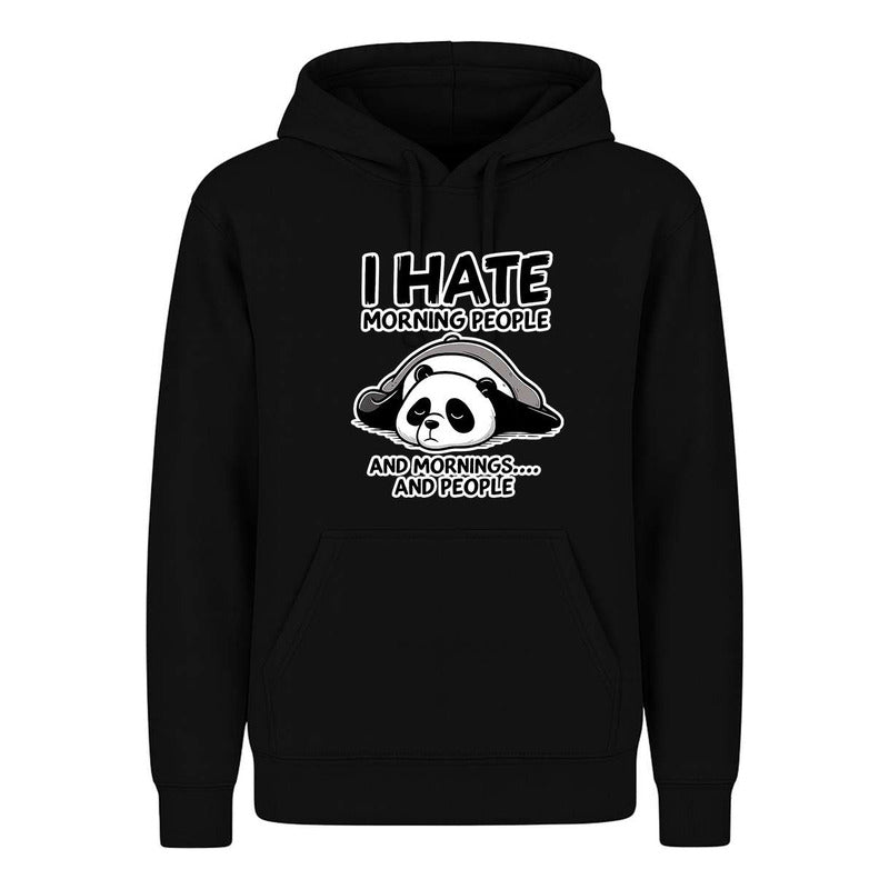 Sudadera I Hate Morning People Panda Meme Broma Unisex