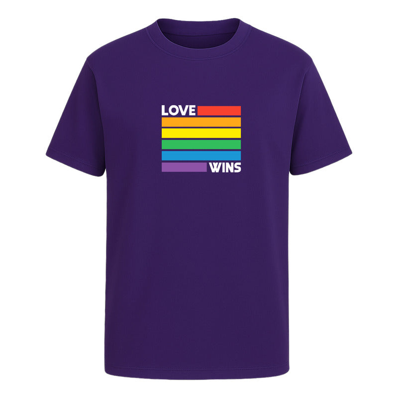 Playera Love Wins Lgbt Arcoíris Orgullo Gay Unisex