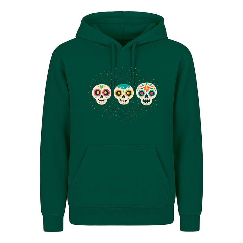 Sudadera Calaveras Coloridas Día De Muertos Arte Mexicano