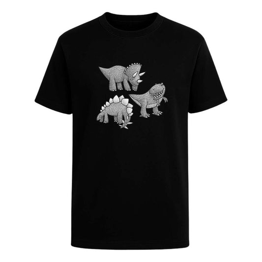 Playera "Dinosaurios" Triceratops Stegosaurio T-Rex - Hombre