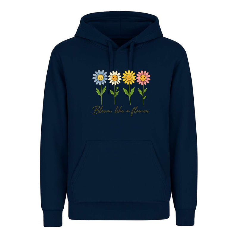 Sudadera Bloom Like A Flower Floral Frase Regalo Infantil