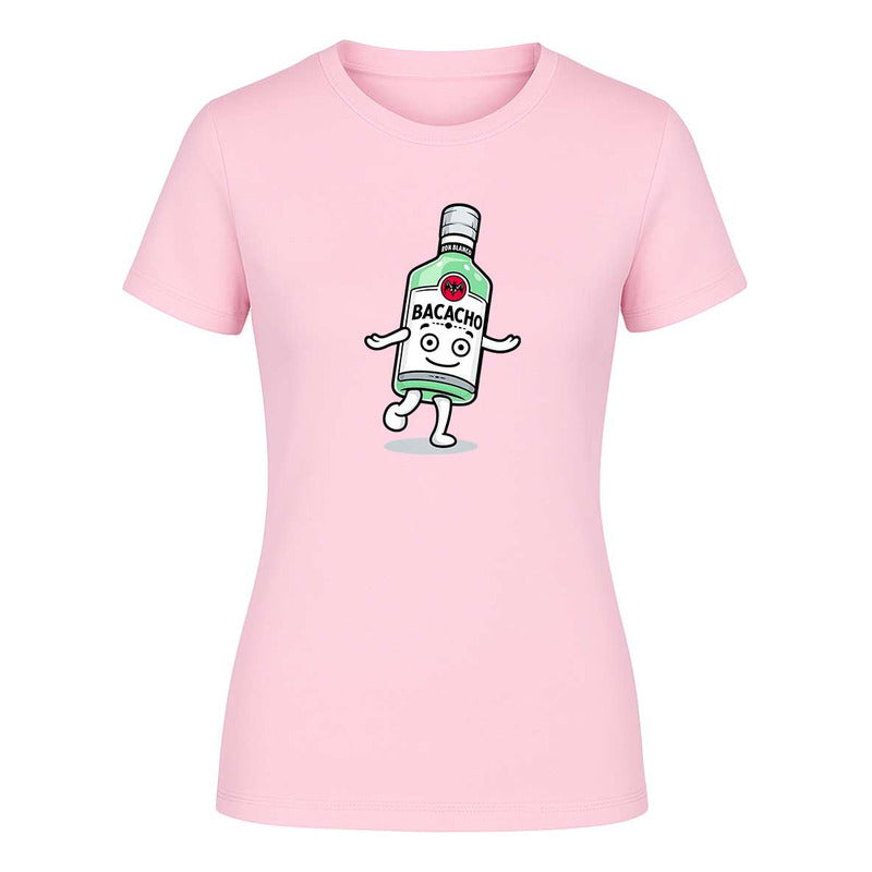 Playera "Bacacho Botella Bailando" Humor - Dama