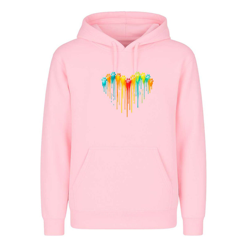 Sudadera Corazón Huellita Amor Mascota Perros Gatos Infantil