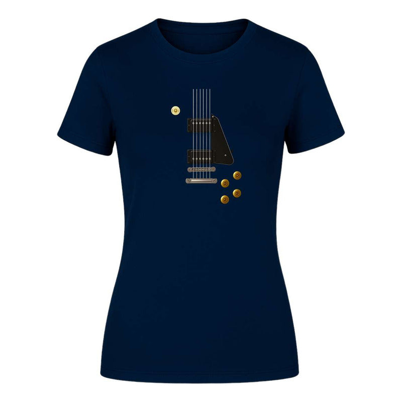 Playera "Guitarra Eléctrica" Rock Metal - Dama