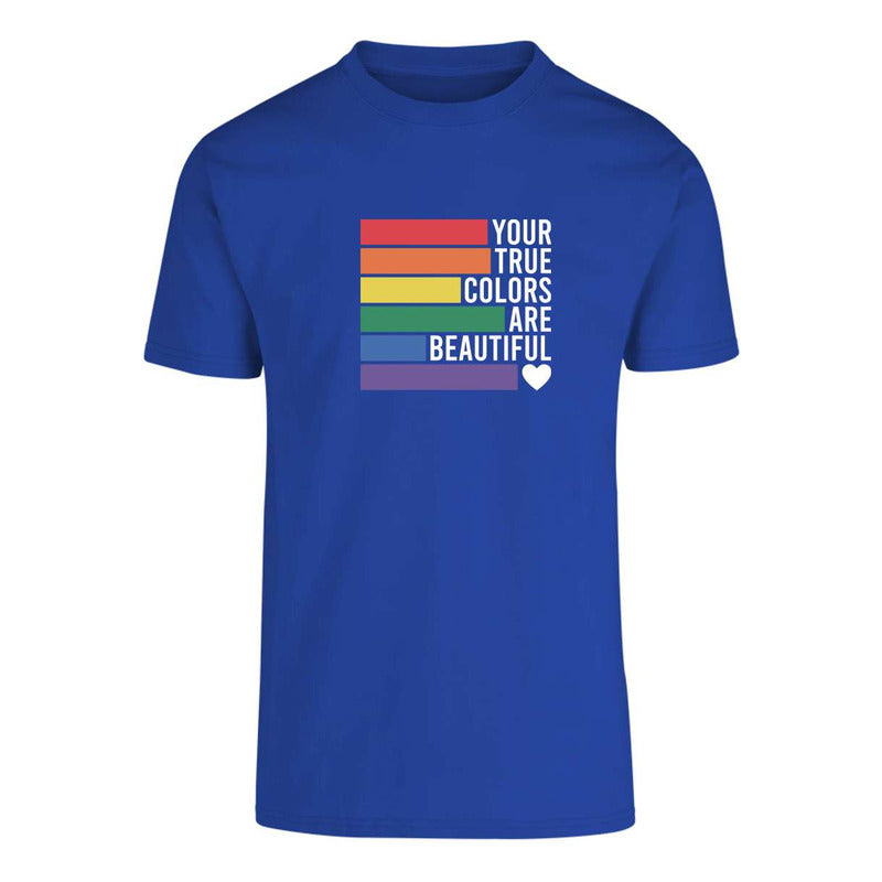 Playera Lgbt+ Orgullo Gay Tus Verdaderos Colores Unisex