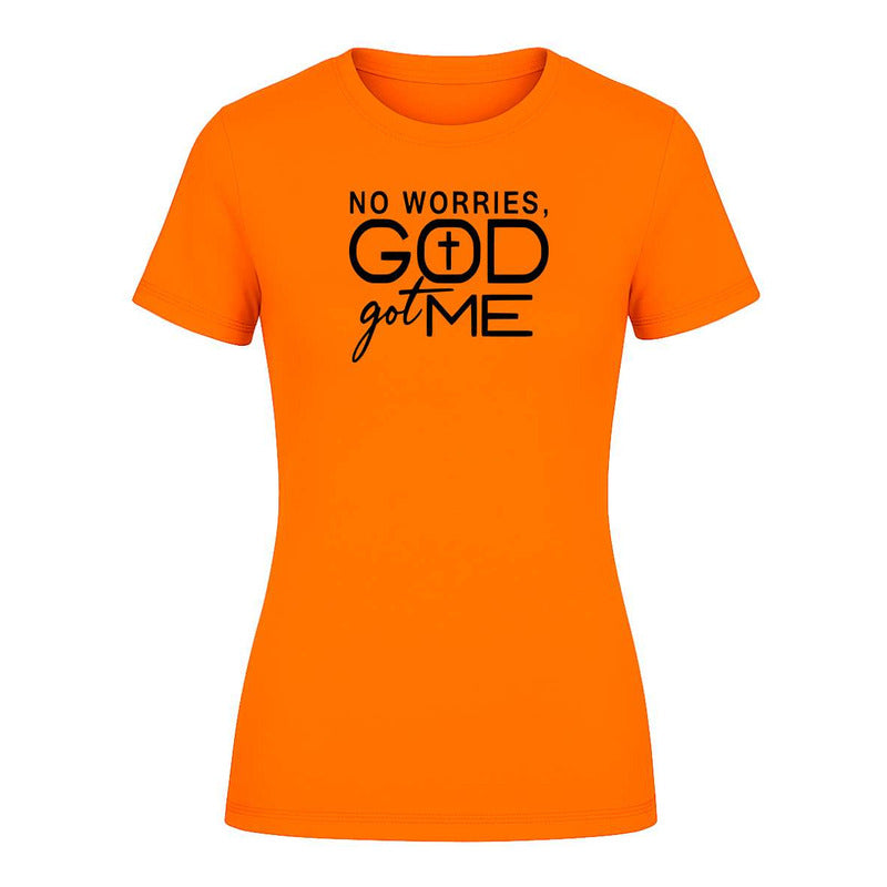 Playera "No Worries God Got Me" Cristiana - Dama