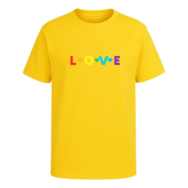 Playera Love Arcoíris Orgullo Lgbt Gay Pride Unisex
