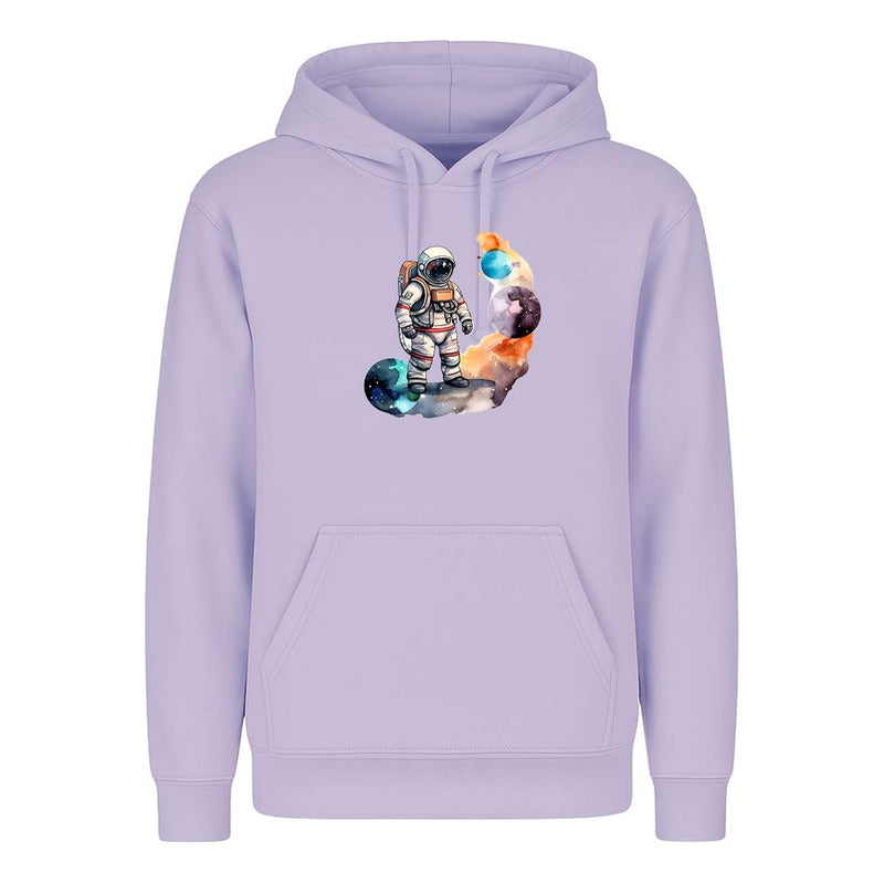 Sudadera Astronauta Acuarela Planeta Espacio Sci-fi Infantil