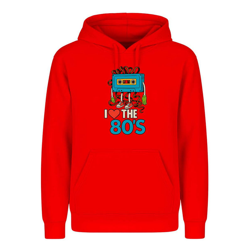 Sudadera I Love The 80s Cassette Retro Nostalgia Fans Unisex