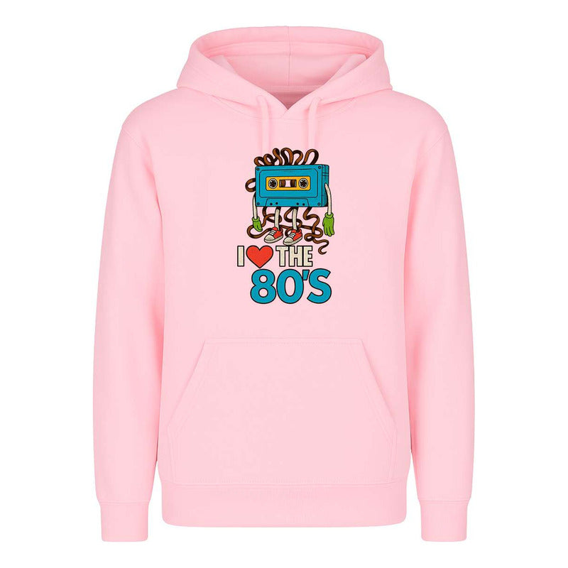 Sudadera I Love The 80s Cassette Retro Nostalgia Fans Unisex