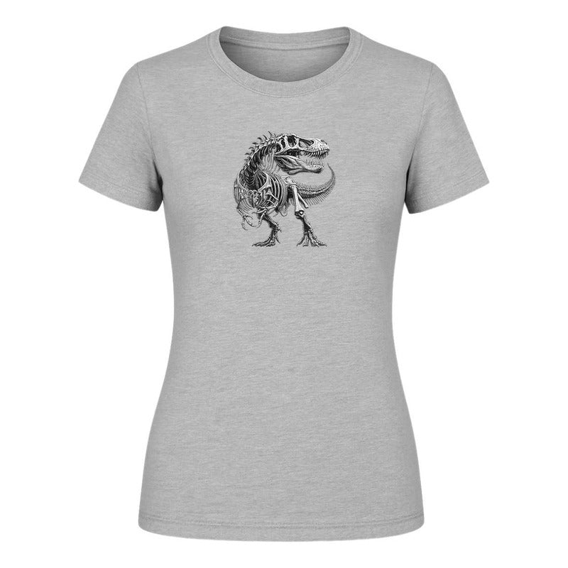 Playera "Esqueleto T-Rex" Fósil - Dama