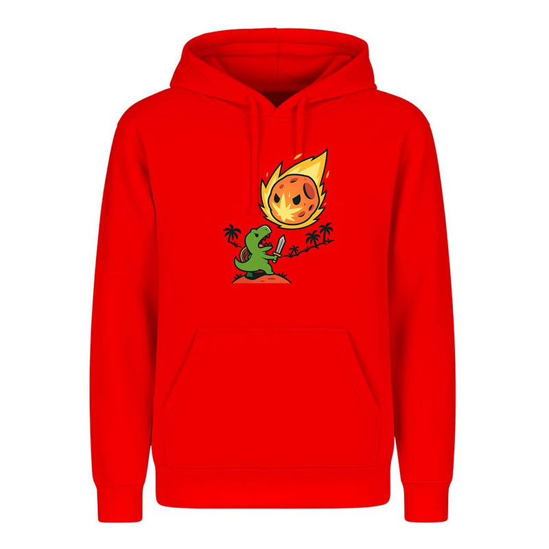Sudadera Dinosaurio Y Asteroide Divertida Broma Infantil