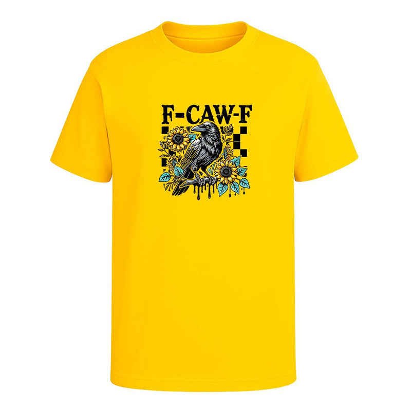 Playera F-caw-f Cuervo Humor Negro Broma Divertida Unisex