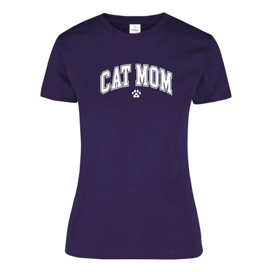 Playera "Cat Mom" Frase - Dama