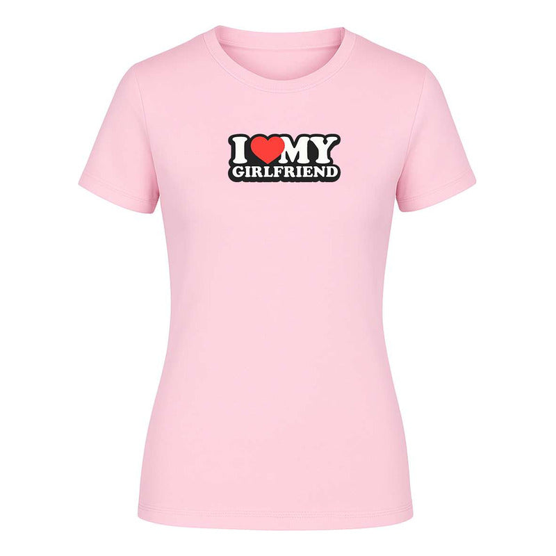 Playera "I Love My Girlfriend" - Dama