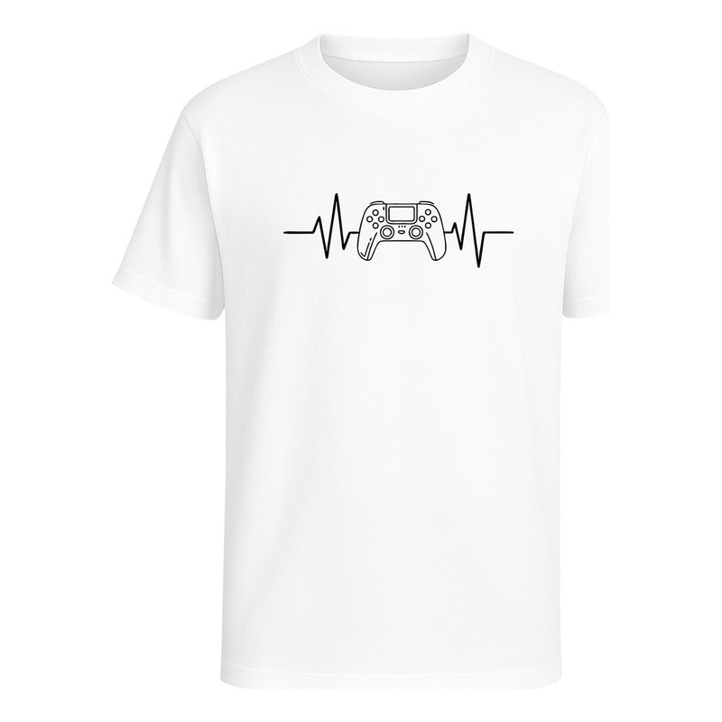 Playera "Control Corazón Gamer" - Hombre