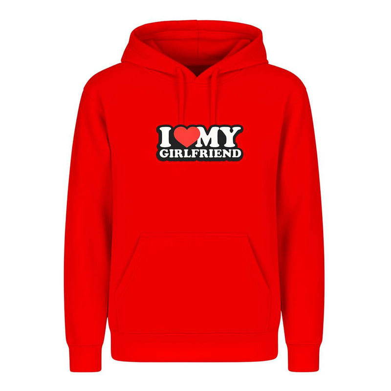Sudadera I Love My Girlfriend Amor Pareja Regalo Infantil