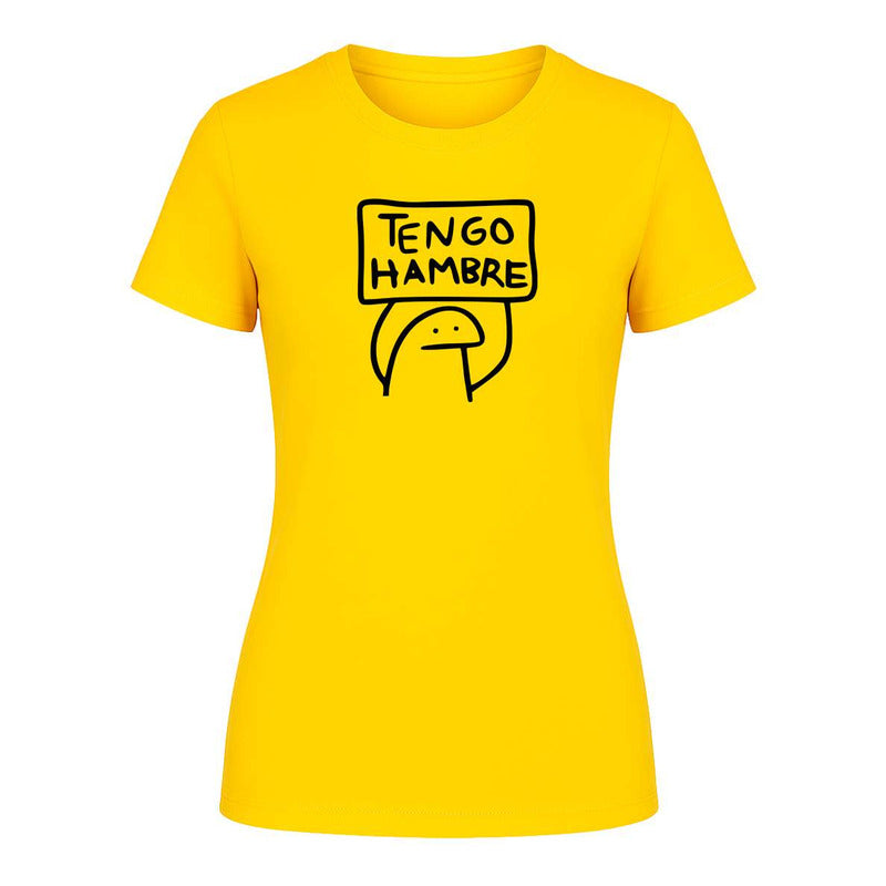 Playera "Tengo Hambre" Frase Divertida - Dama