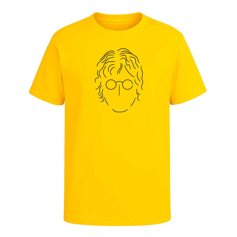 Playera John Lennon Beatles Minimal Lentes Redondos Unisex