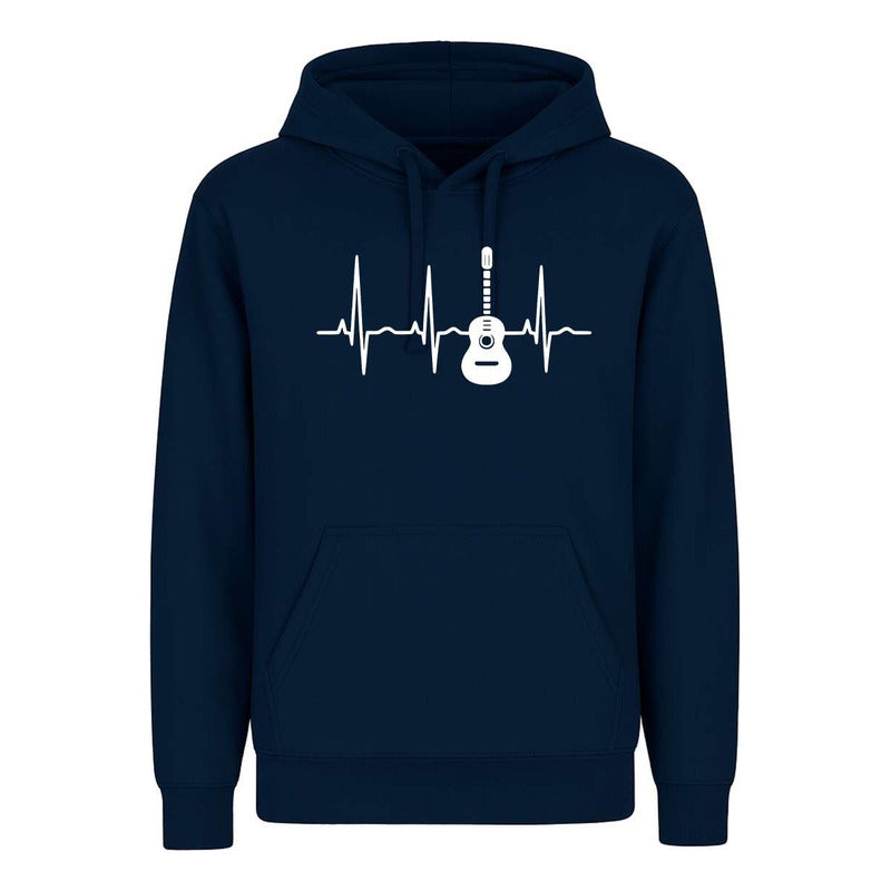Sudadera Ritmo Del Corazón Guitarra Rock Fans Música Unisex