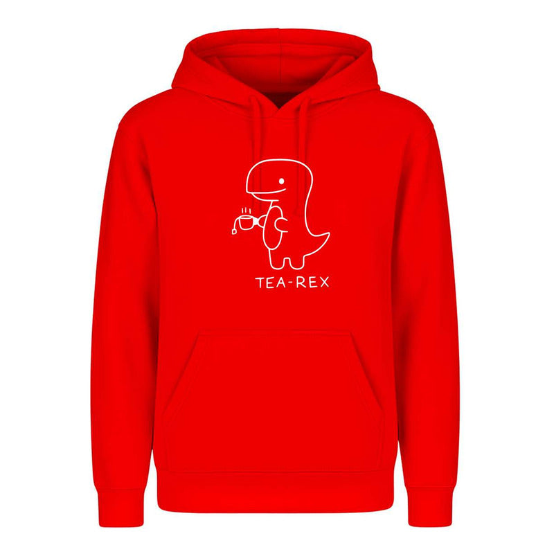 Sudadera Tea Rex Dinosaurio Con Té Cute Kawaii Regalo Unisex