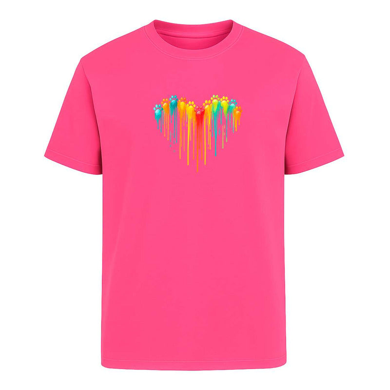 Playera "Corazón Huellitas" Mascotas - Infantil