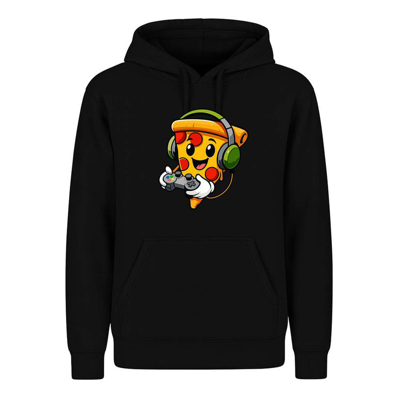 Sudadera Pizza Gamer Con Audífonos Control Divertida Unisex